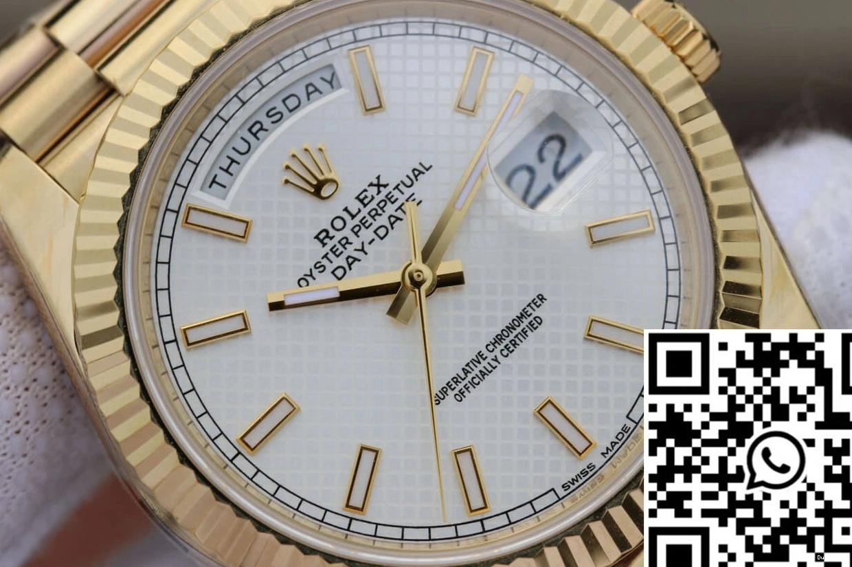 EW Dial M228238-0008 Day-Date Factory Silver Rolex 0122